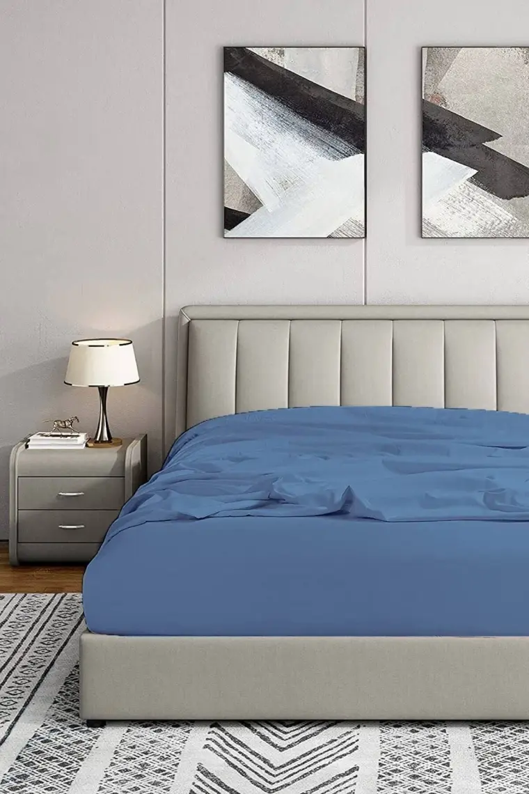 Soley | Jersey | %100 Doğal Pamuklu Çift Kişilik 200 x 200 Lastikli Çarşaf