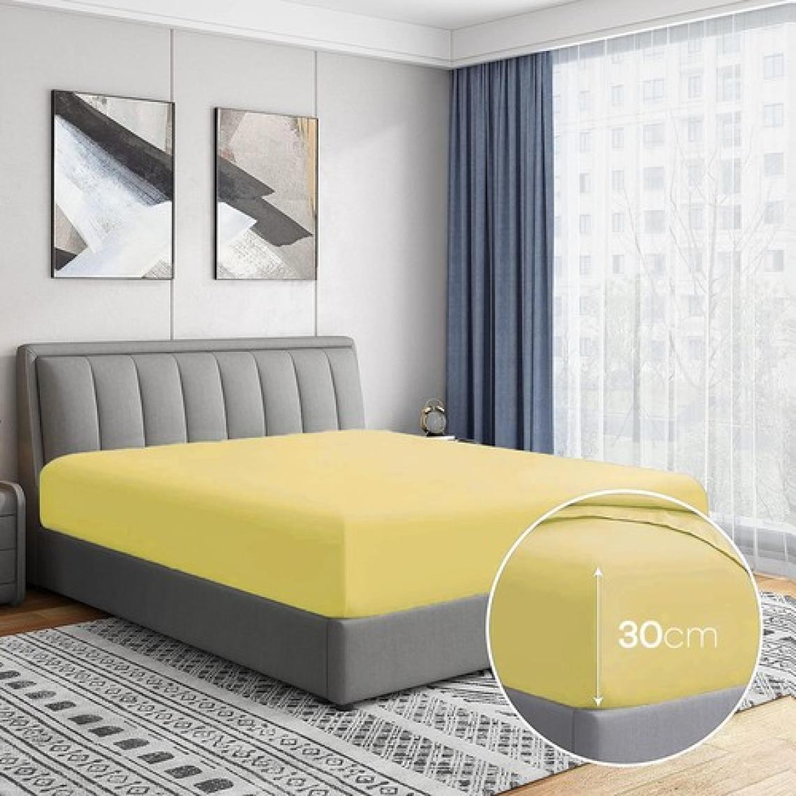 Soley | Jersey | %100 Doğal Pamuklu Çift Kişilik 160 x 200 Lastikli Çarşaf