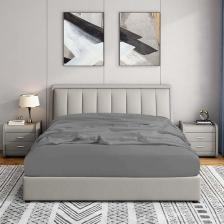 Soley | Jersey | %100 Doğal Pamuklu Çift Kişilik 200 x 200 Lastikli Çarşaf
