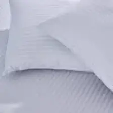 Komfort Home Açık Gri Çizgili Pamuk Saten Çift Kişilik Çarşaf Seti