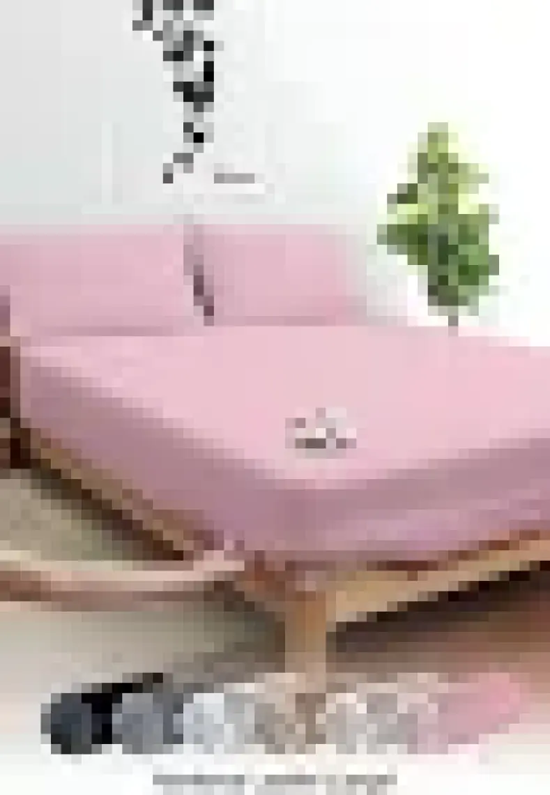 Vionel Home Pembe Pamuklu Ranforce Tek Kişilik Lastikli Çarşaf + 1 Yastık Kılıfı 100 x 200