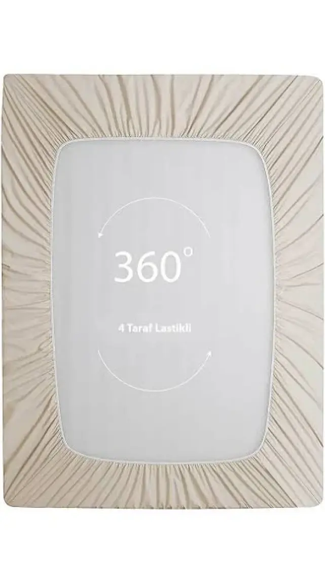 Soley | Jersey | %100 Doğal Pamuklu Tek Kişilik 100 x 200 Lastikli Çarşaf