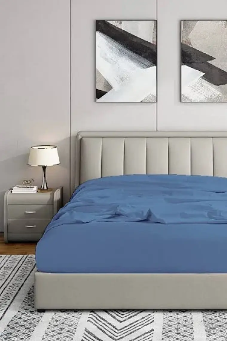 Soley | Jersey |  Doğal Pamuklu Tek Kişilik 100 x 200 Lastikli Çarşaf
