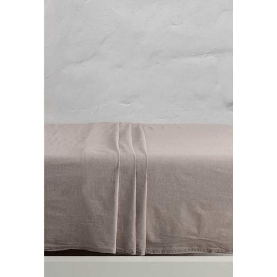 Berolige Chambray 100% Pamuklu Yıkamalı Iplik Boya Lastikli Çarşaf Kahverengi 160x200