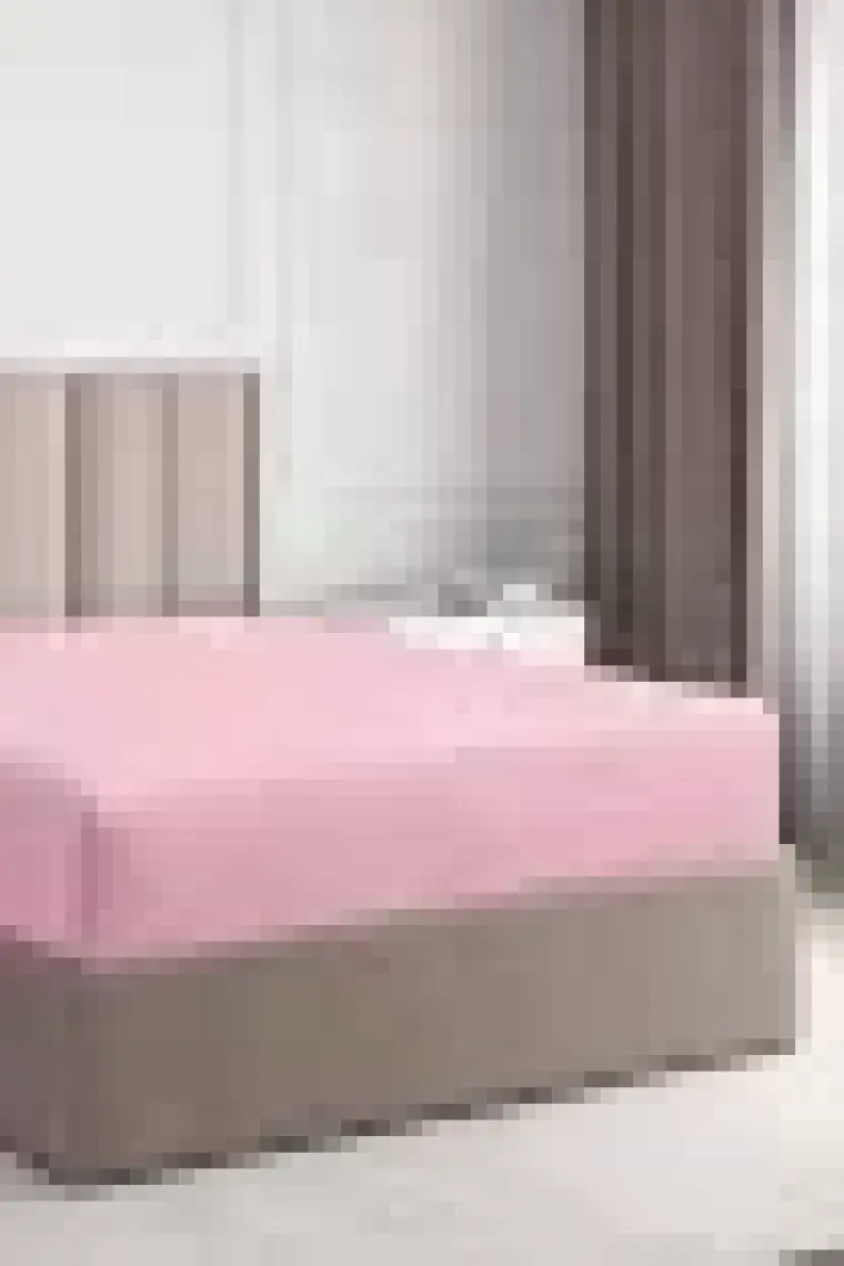 Znp Home Soft Lastikli Penye Çarşaf | Pamuklu Dört Mevsim Düz Renk Çarşaf