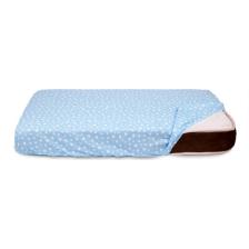 Sluupy Mavi 140 x 190 cm Lastikli (Fitted) Çift Kişilik Yatak Çarşafı