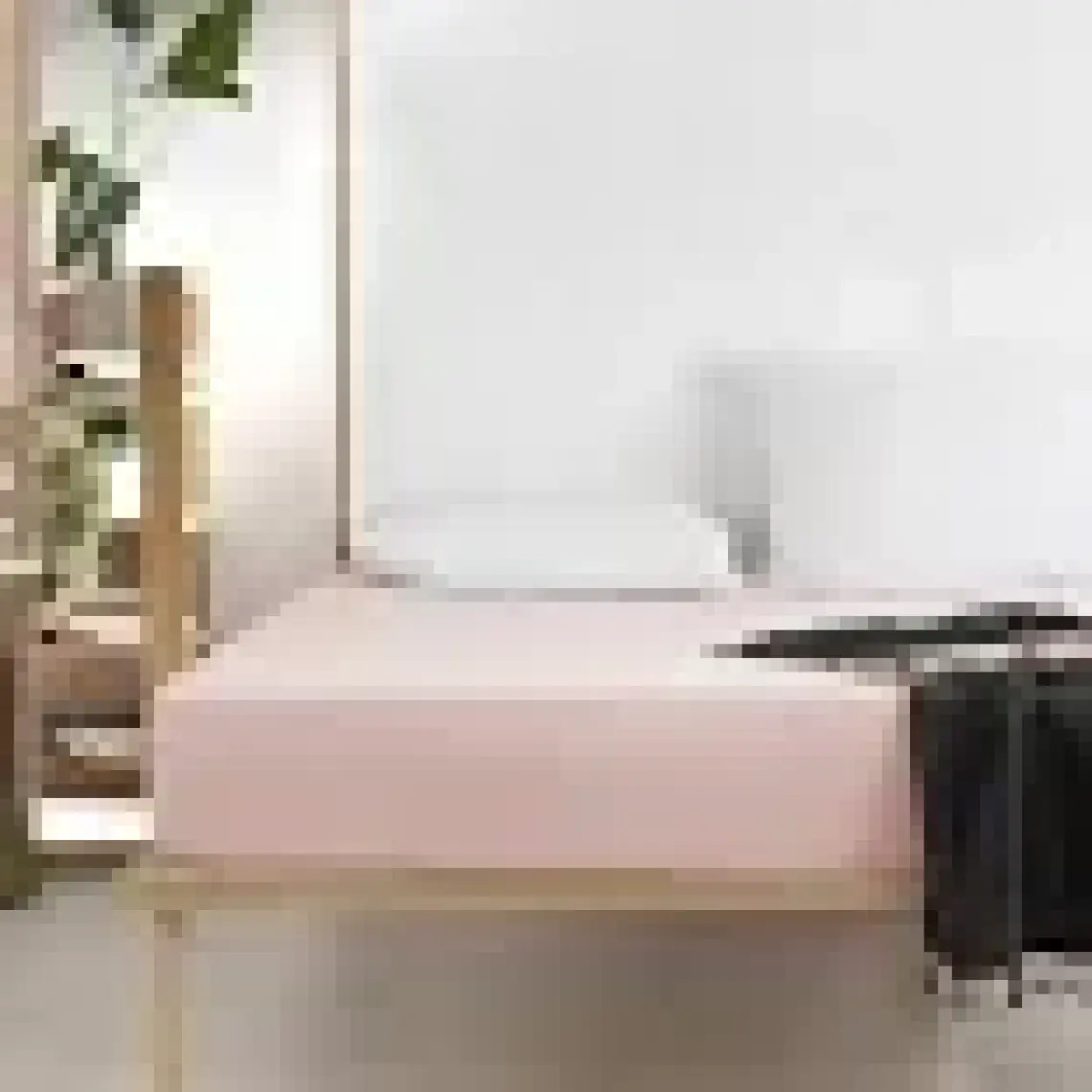 Evidea Soft King Size Lastikli Çarşaf - Pudra - 180X200 cm