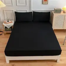 Mertim Çift Kişilik Lastikli Kumaş Çarşaf + 2 Yastık Kılıfı