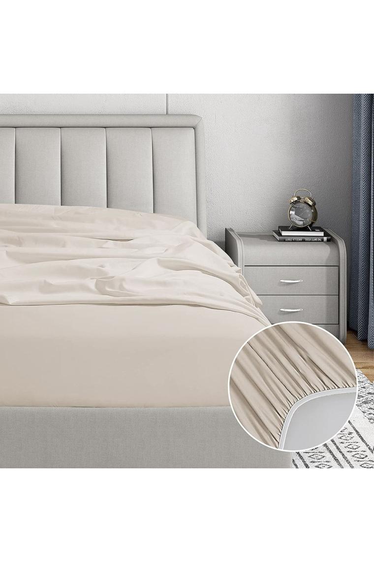 Soley | Jersey |  Doğal Pamuklu Tek Kişilik 100 x 200 Lastikli Çarşaf