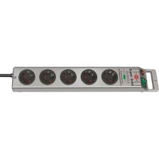 Brennenstuhl Super-Solid surge protection 13.500 A 5Li Priz Gümüş