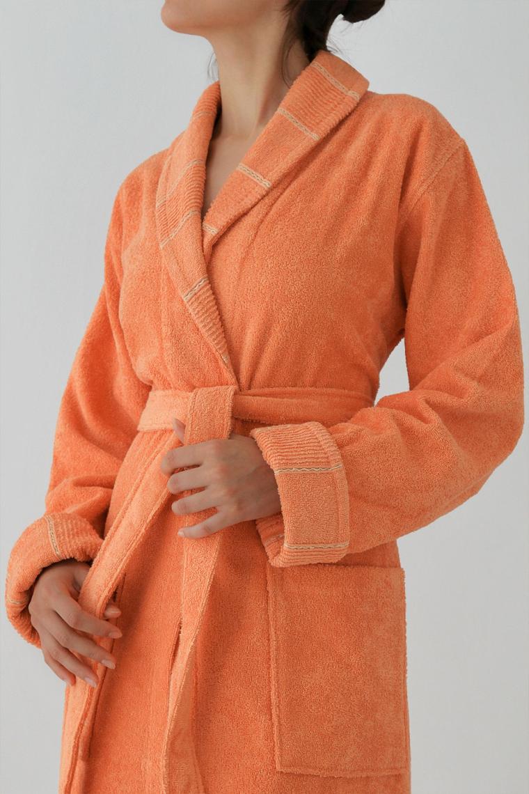 Carmine Robe Desert - Ekstra Yumusak, Modern Ve Ozel Tasarim %100 Pamuk Unisex Salyaka Bornoz