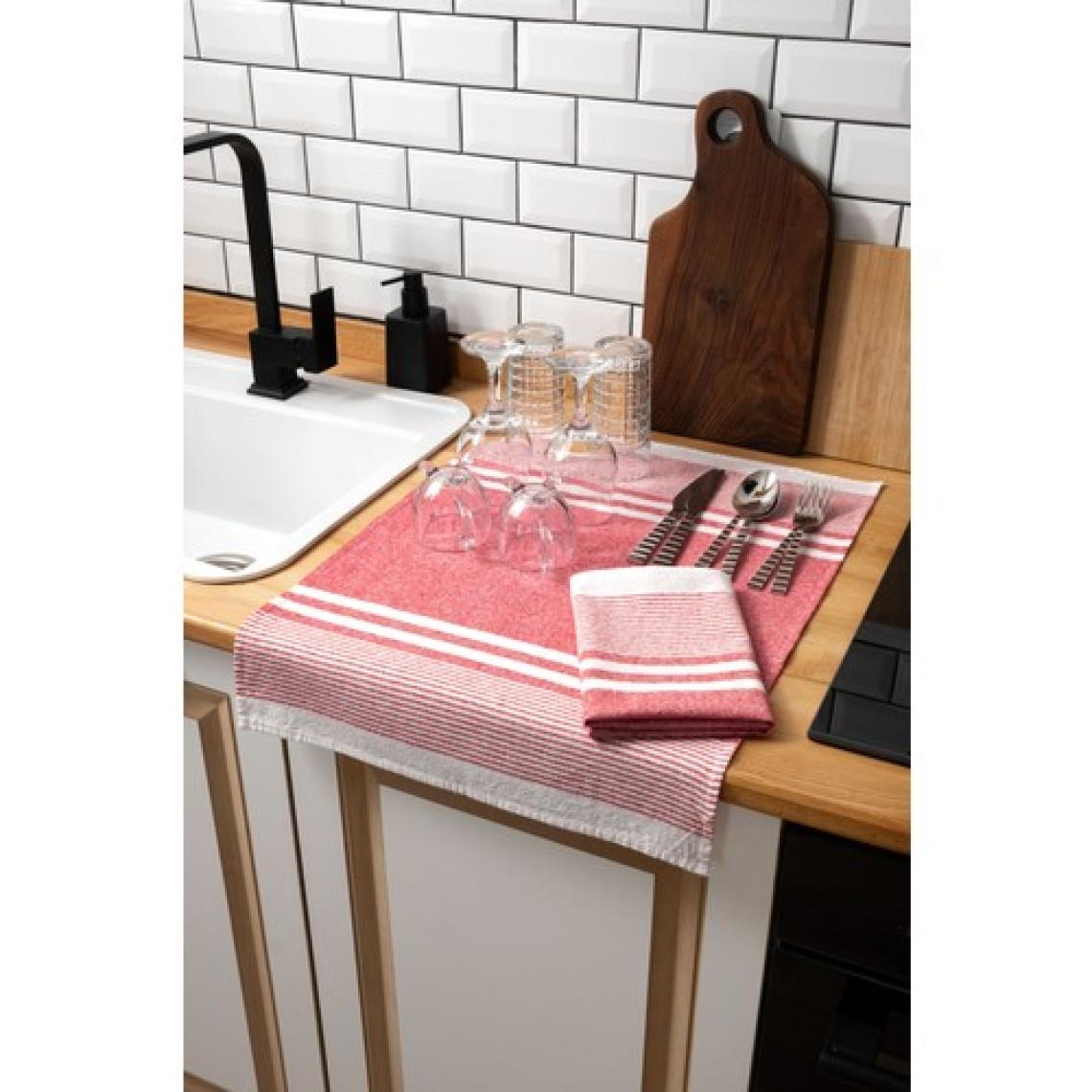 Vionel Home 2'Li Mutfak Kurulama Bezi,  Pamuk Yüksek Su Emici, Beslenme Örtüsü, Çok Amaçlı Servis Peçetesi 45x60cm