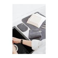 Hamur Microwell 3 Prç Microfiber Bulaşık Kurutma Matı Mutfak Seti 3'lü K.gri-Gri