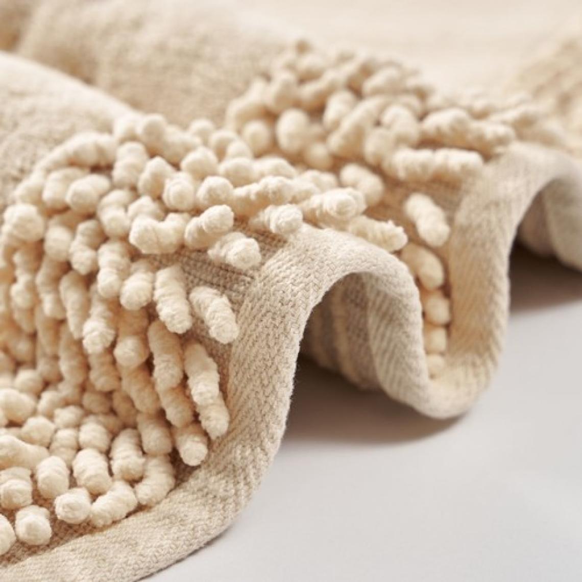 Alanur Home Salina Oval Cotton Makarnalı Yıkanabilir 2'li Paspas Seti Klozet Takımı Vizon