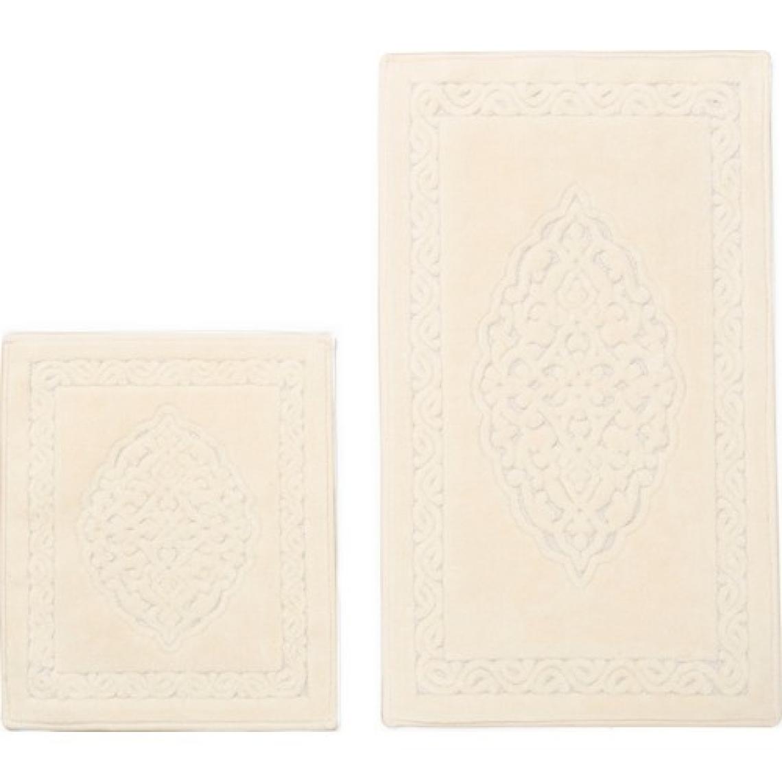 Alanur Home Damaks Cotton 2'li Paspas Krem