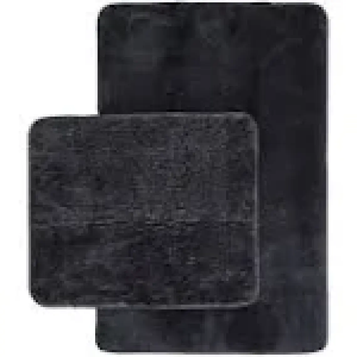 Nuvomon Post 2'li Klozet Takımı - Antrasit - 60x90 cm + 50x60 cm
