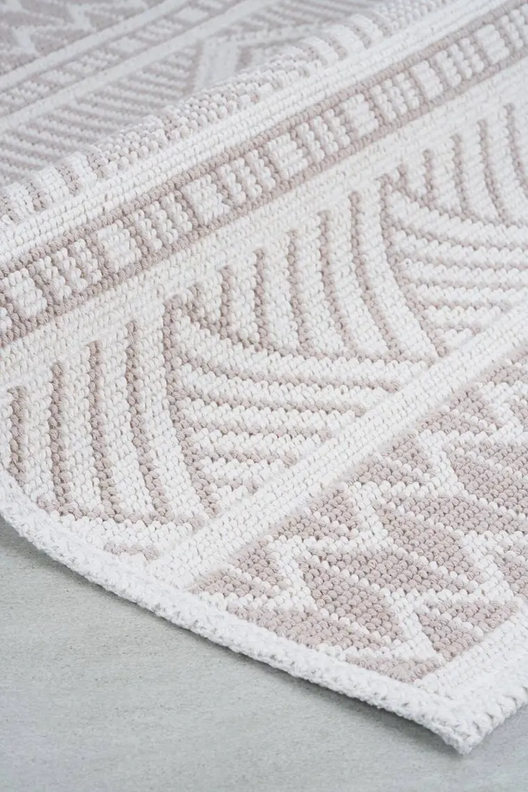 Marina Doğal Pamuklu 2'li Banyo Kilim Seti