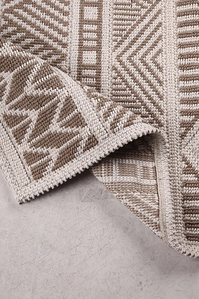 Marina Doğal Pamuklu 2'li Banyo Kilim Seti