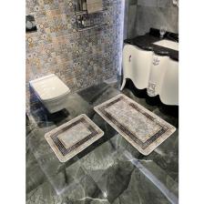 Brillant Clorisa Model 2'li Kaymaz Taban Banyo Paspas Takımı (60 x 100 cm - 60 x 50 cm)
