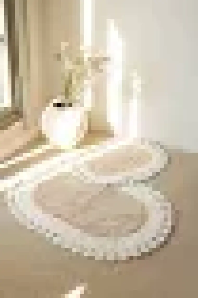 Irya Bianca 2’li Takım Banyo Paspası %100 Pamuk 40x60 + 60x90 Kahverengi