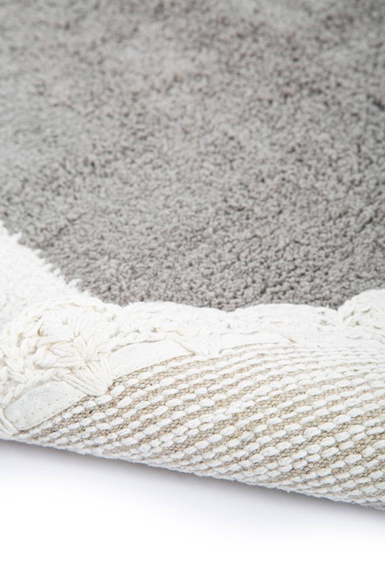 Irya Bianca 2’li Takım Banyo Paspası %100 Pamuk 40x60 + 60x90 Kahverengi