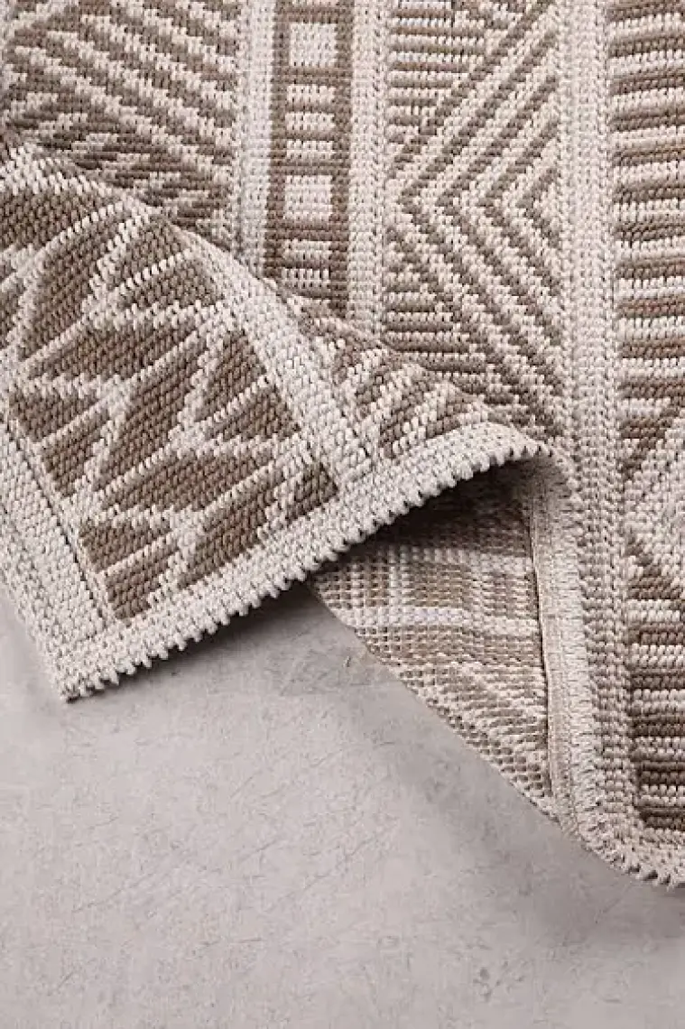 Marina Doğal Pamuklu 2'li Banyo Kilim Seti