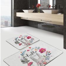 Chilai Home Hello Spring Djt 2 Li Set Banyo Halısı
