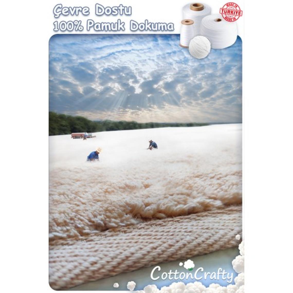 Cotton Crafty %100 Pamuk Dokuma Banyo Paspas Seti, Banyo Halısı Çiçek 60X100 - 60X50