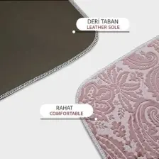Bonny Home Ultrasoft Desenli 3lü Pudra Klozet Takımı Banyo Halısı Paspası Seti