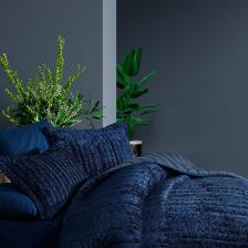 Comfort Yeni Nesil Uykuseti - 3 Parça Velvet Lacivert (230x220cm)