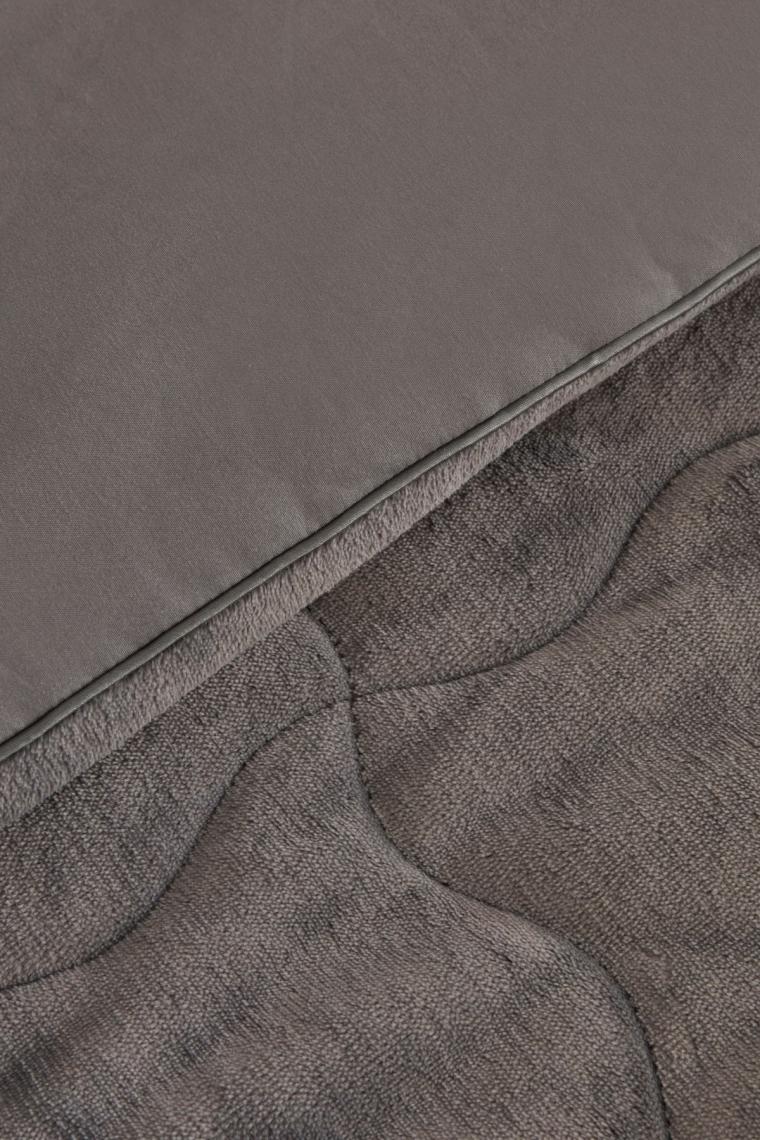Flufy Çift Kişilik Soft Dream Comfort Set Antrasit