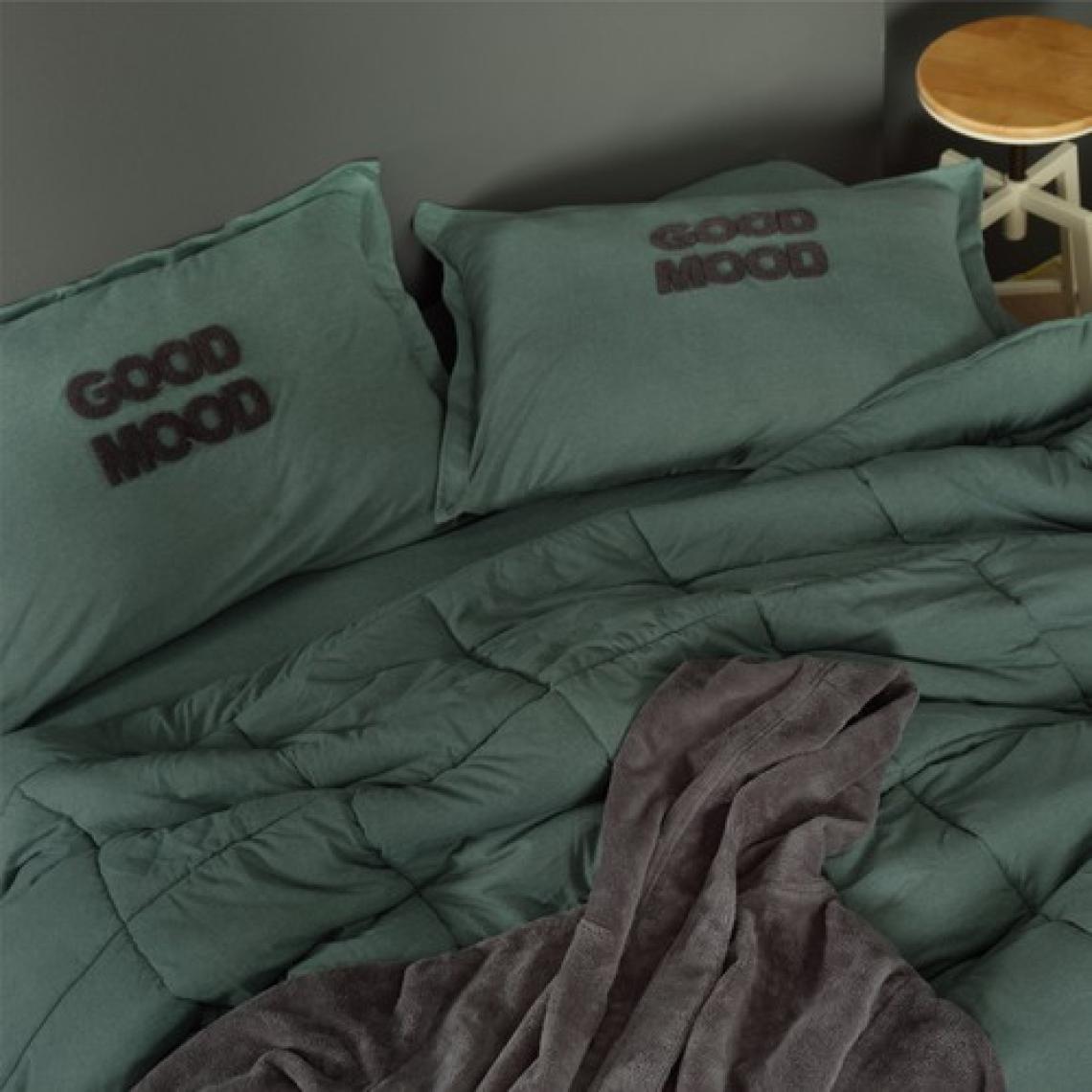 Karaca Home Motto Tek Kişilik Cotton Comfort Petrol