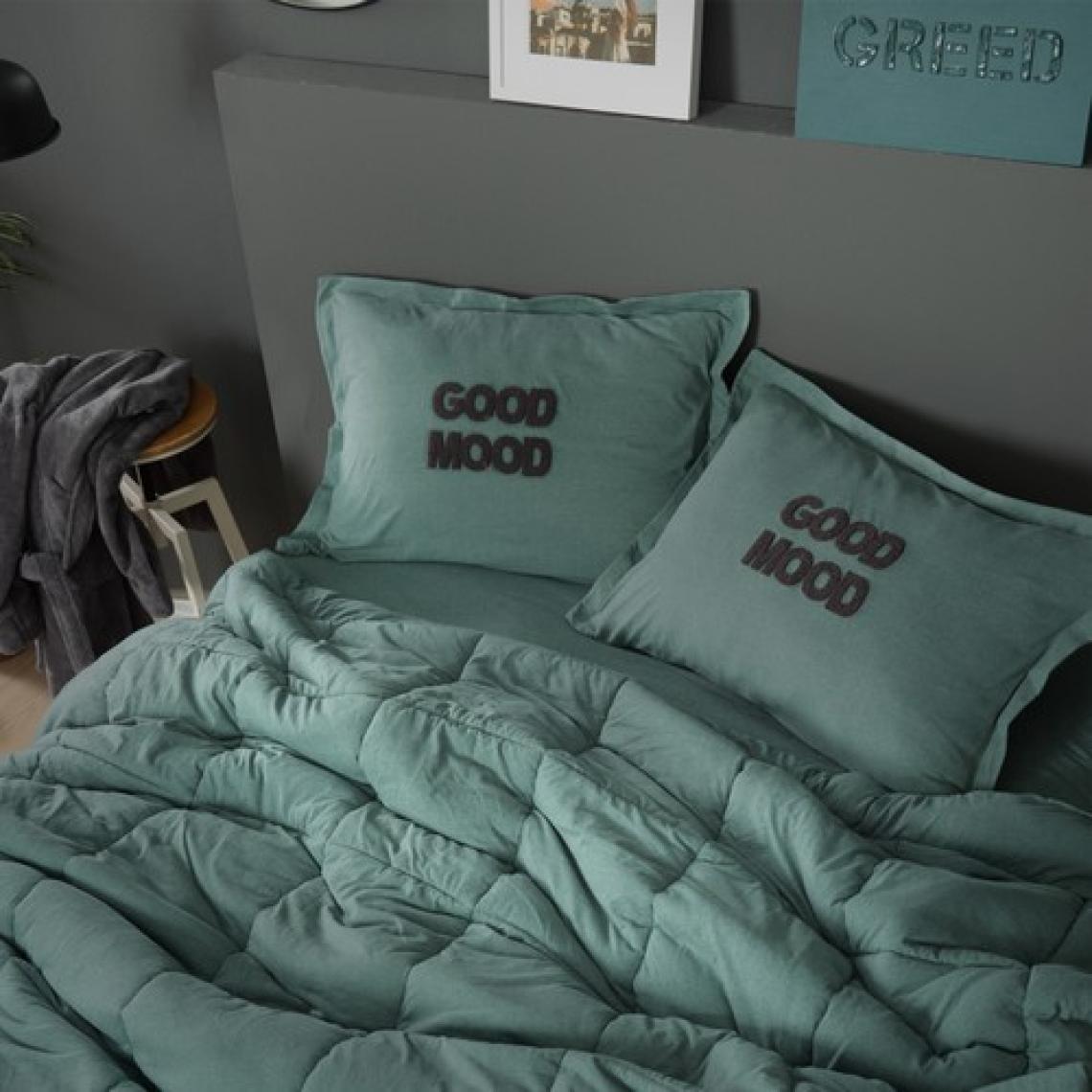 Karaca Home Motto Tek Kişilik Cotton Comfort Petrol