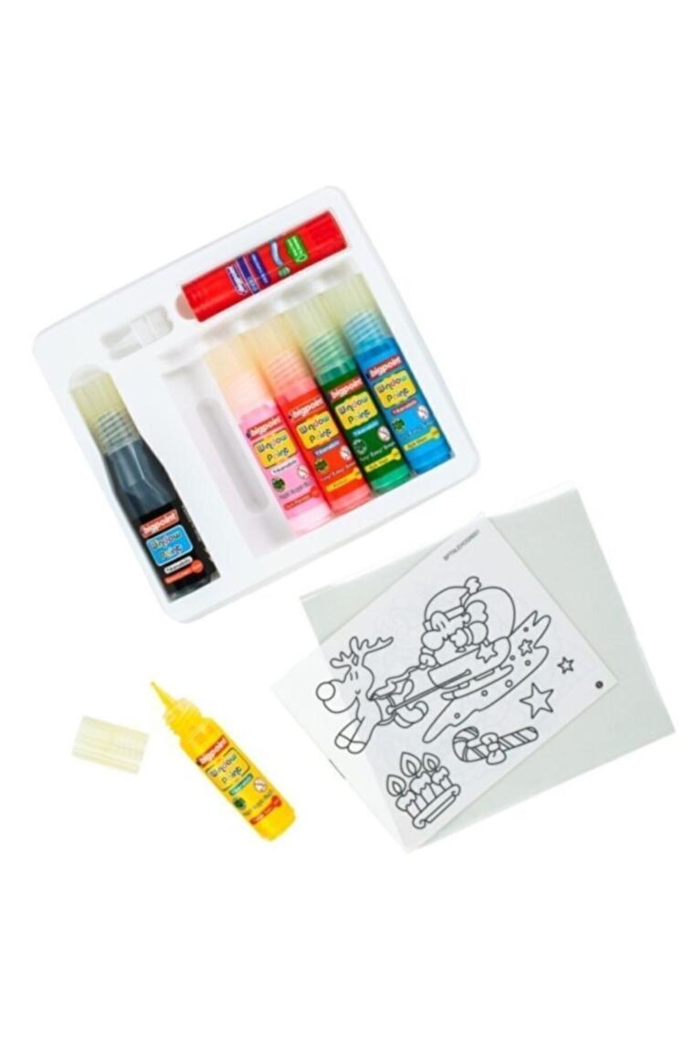 Cam Boyası Window Paint 5 Renk X 20 ml