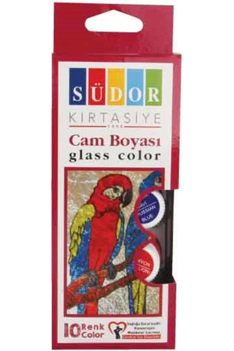 15 ml X 10 Renk Cam Boyası
