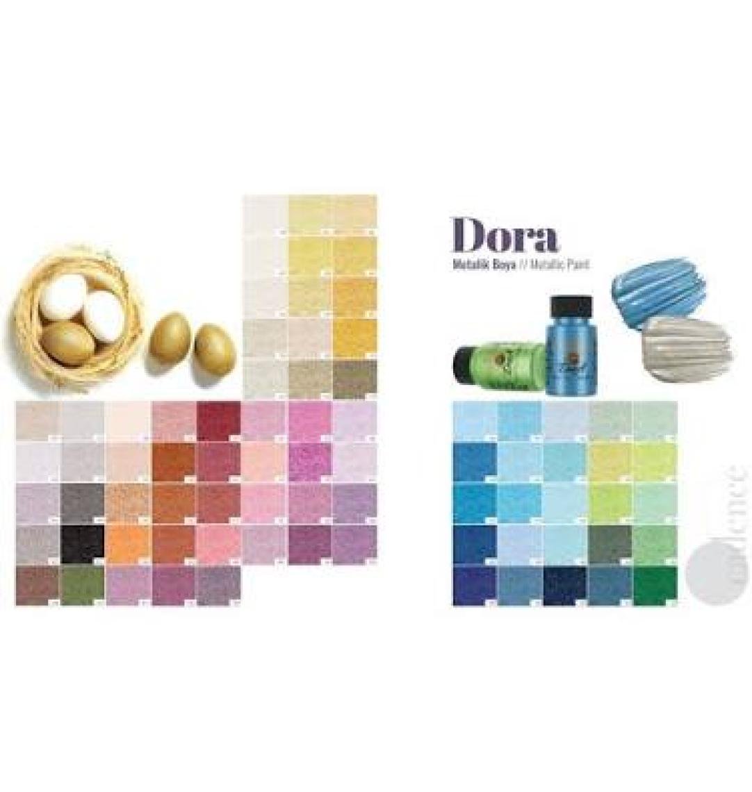 Cadence Dora Metalik Boya 50 ml 201 Mavi Yeşil