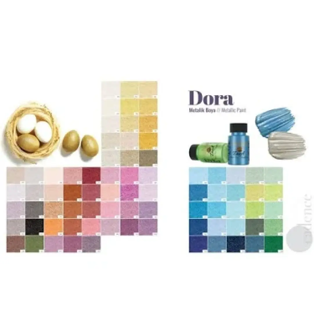 Cadence Dora Metalik Boya 50ML 202 Rose Gold