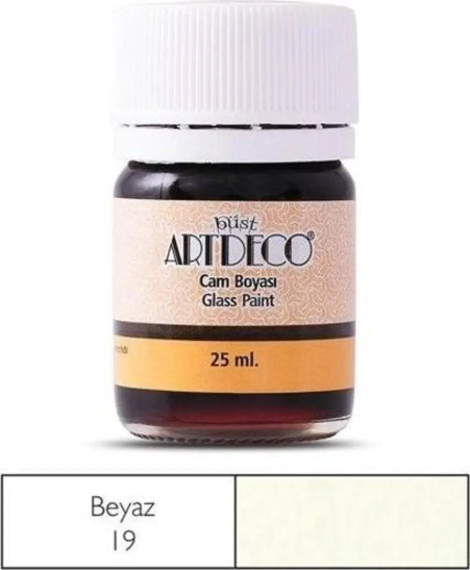 Artdeco Cam Boyası 25 Ml Beyaz Y-030A-19