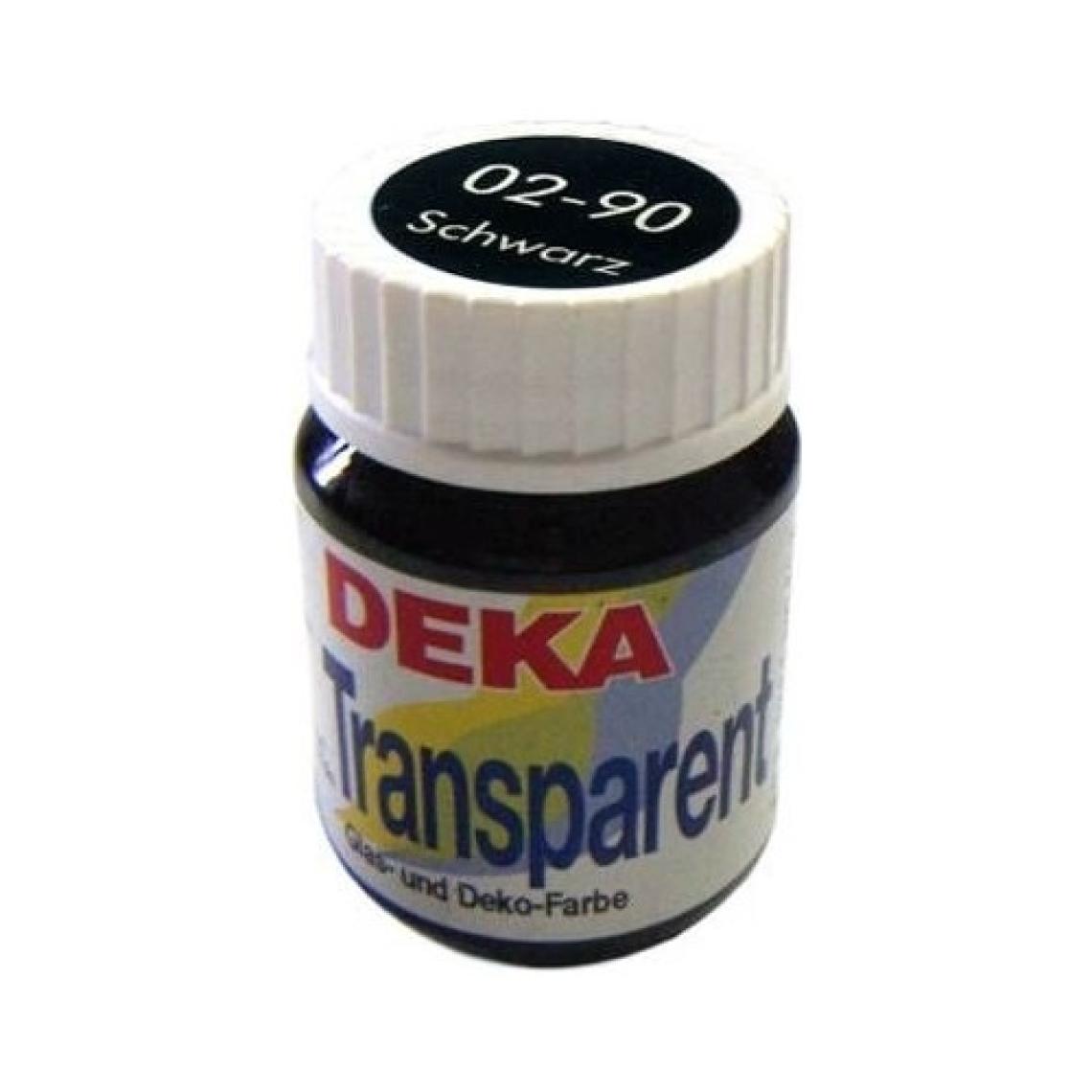 Deka 02-90 Transparent Cam Boyası Siyah 25 ml