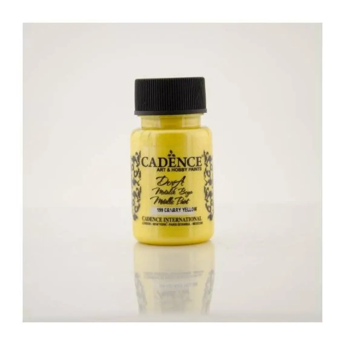 Cadence 199 Kanarya Sarısı - Dora Metalik Boya 50ML