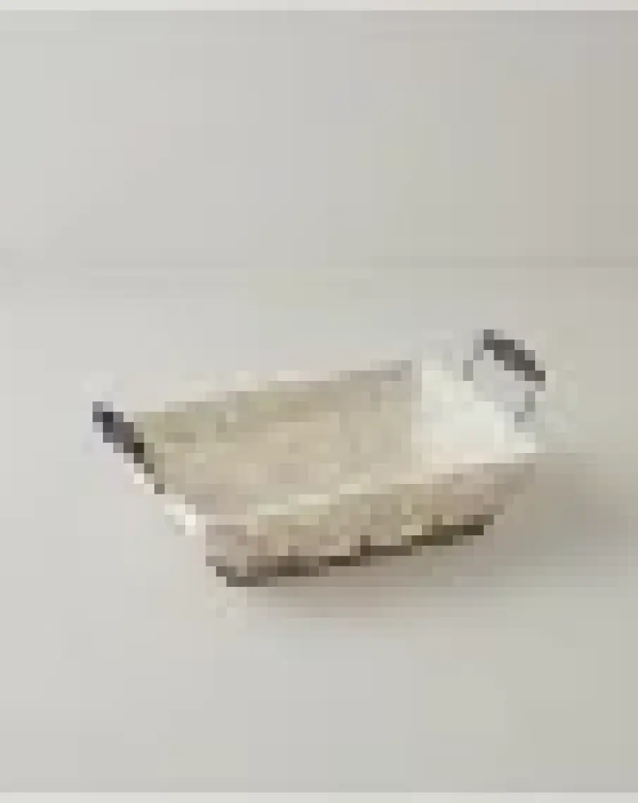 Woven Metal Ekmek Sepeti 30 x 23 x 8,5  cm  Krem