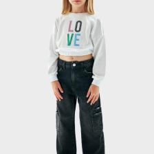 Tyess Kız Çocuk Beyaz Sweatshirt 23PFWTJ4403