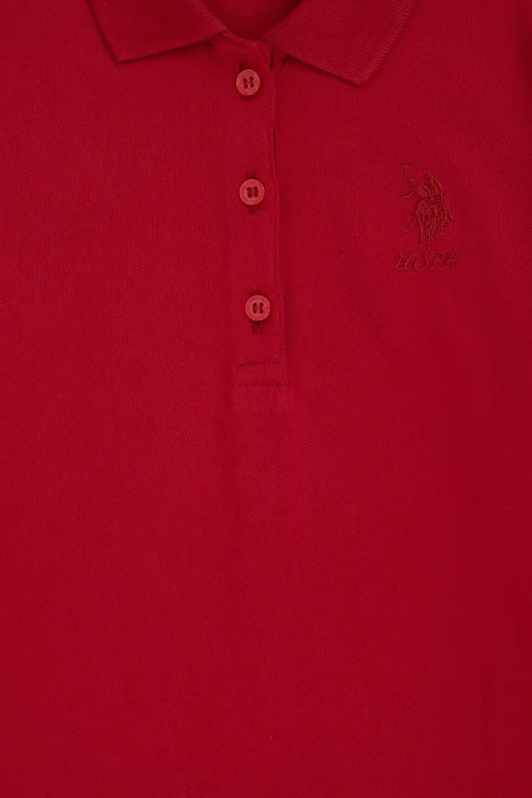 U.S. Polo Assn. Kız Çocuk Kırmızı Sweatshirt 50296377-VR030