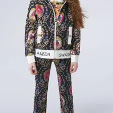 Swatsky Kız Çocuk Desenli Sweatshirt