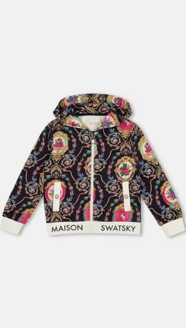 Swatsky Kız Çocuk Desenli Sweatshirt