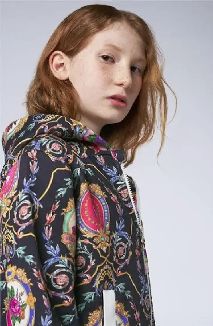 Swatsky Kız Çocuk Desenli Sweatshirt