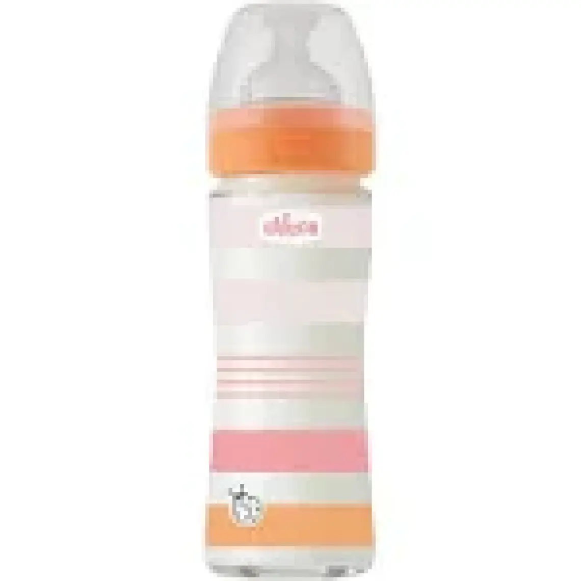 Chicco Bottle Wb Glass Orange Grl 240 Slow Sıl