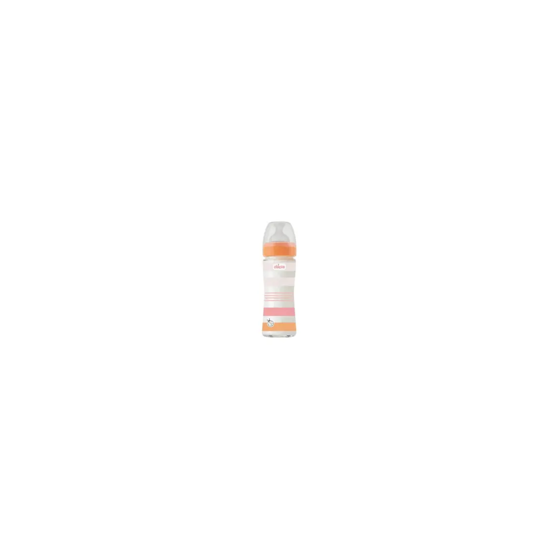 Chicco Bottle Wb Glass Orange Grl 240 Slow Sıl