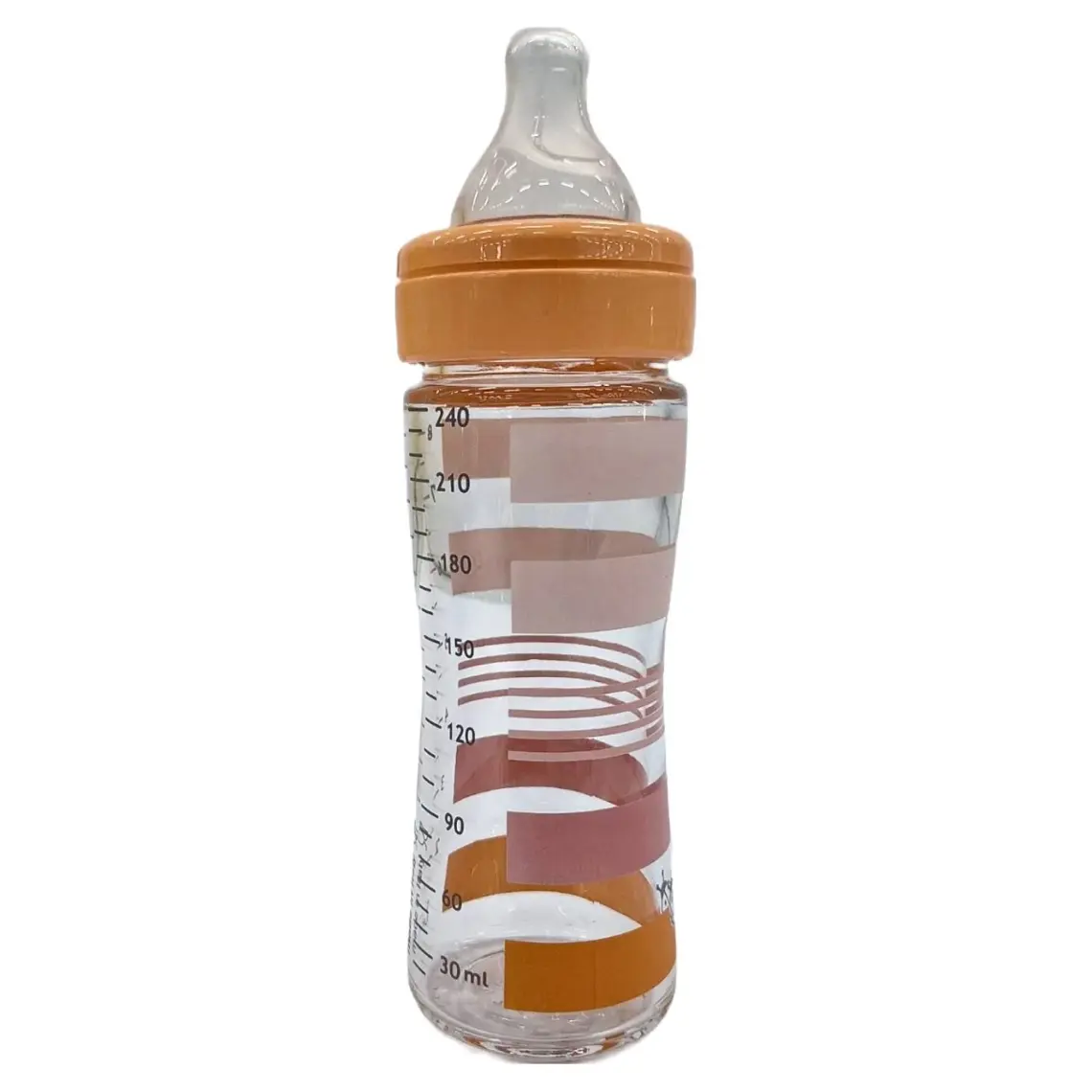 Chicco Bottle Wb Glass Orange Grl 240 Slow Sıl
