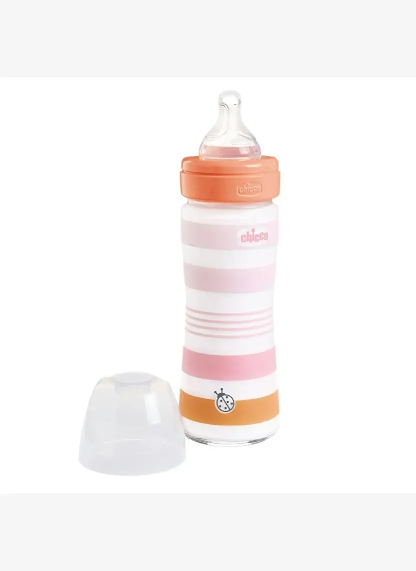 Chicco Bottle Wb Glass Orange Grl 240 Slow Sıl